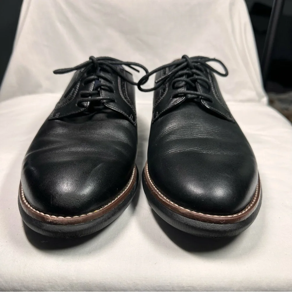 Johnston‎ & Murphy Black Leather Oxfords